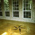 Scored Texas Star / Bronze Stain